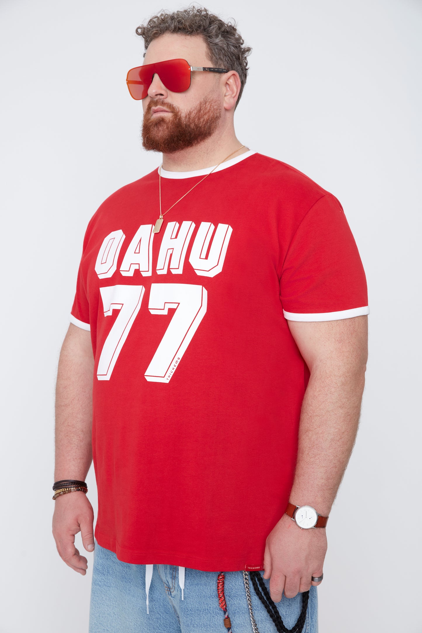 Men’s Crew Neck Tee — Oahu ’77