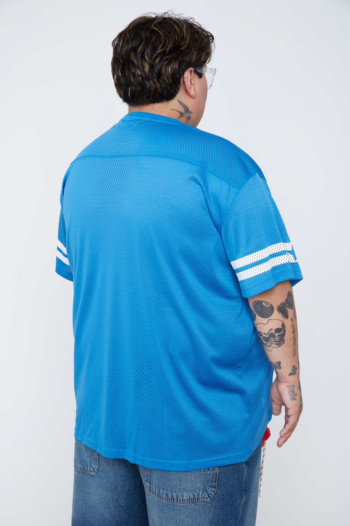 T-shirt à col rond style universitaire pour homme