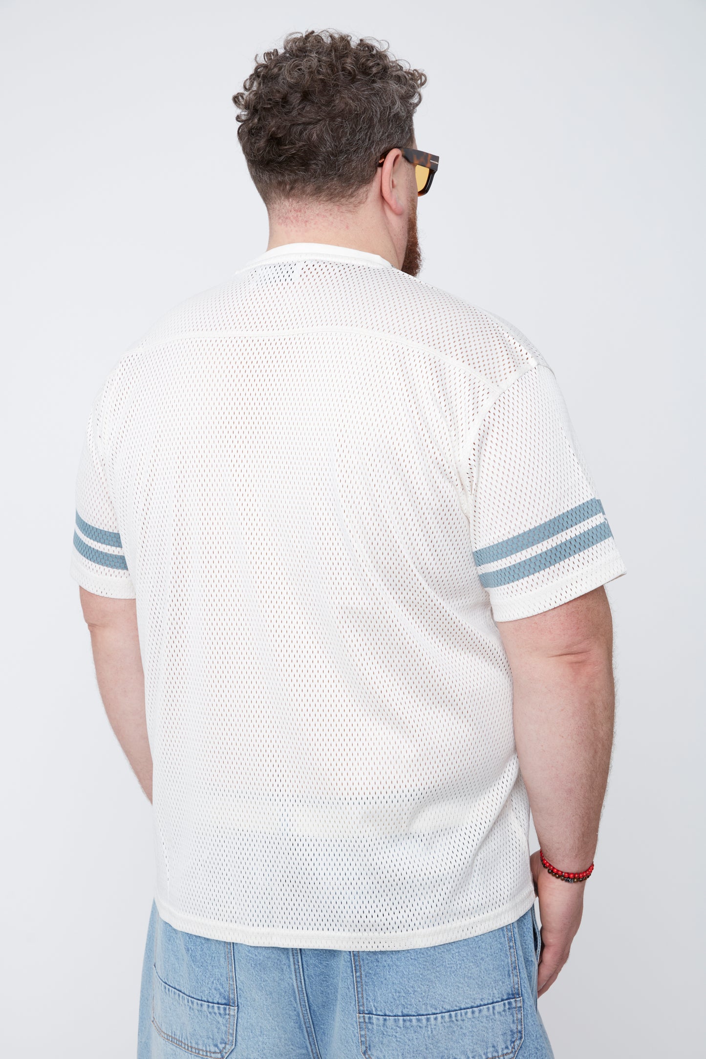 T-shirt à col rond style universitaire pour homme