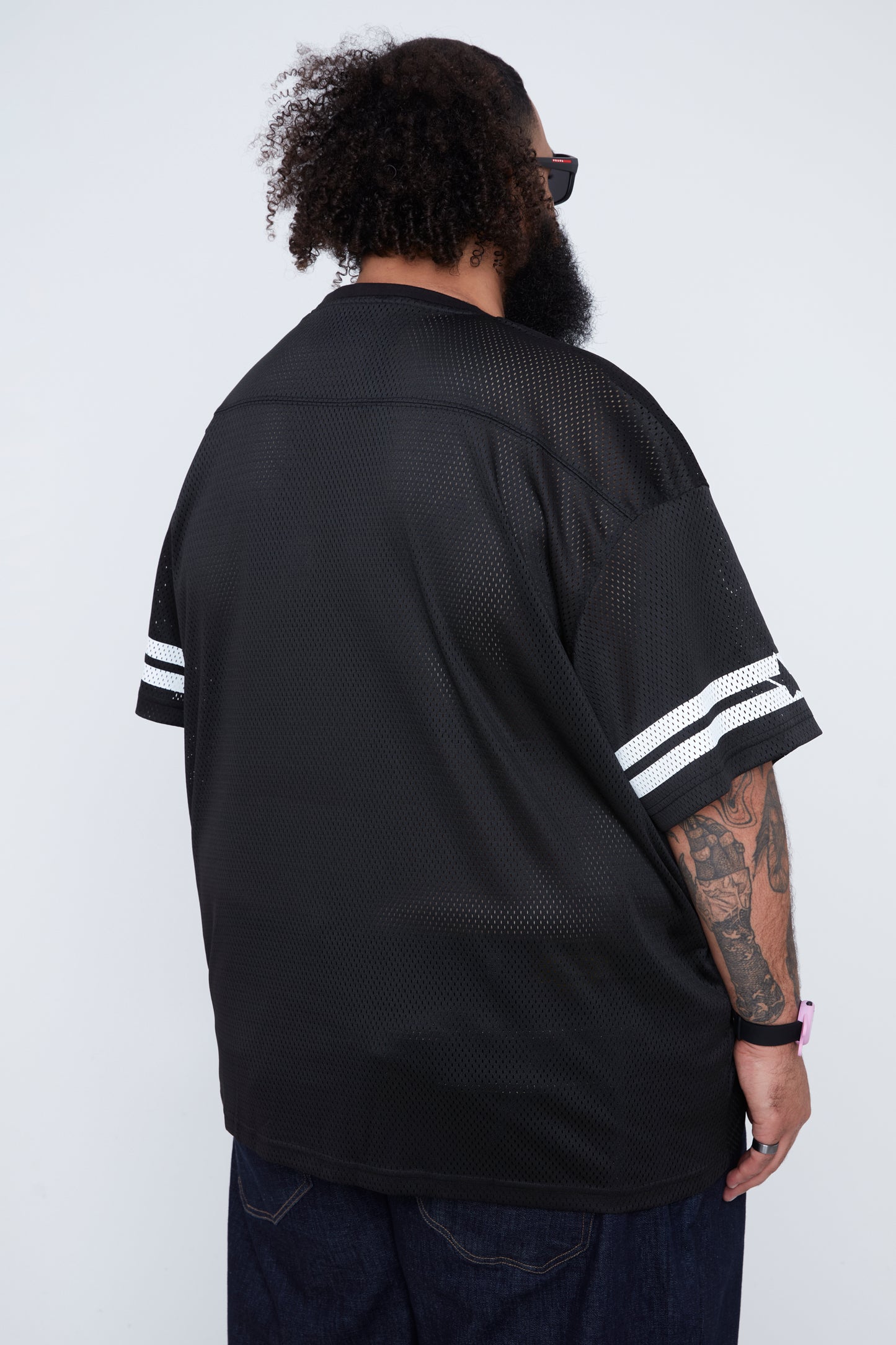 T-shirt à col rond style universitaire pour homme
