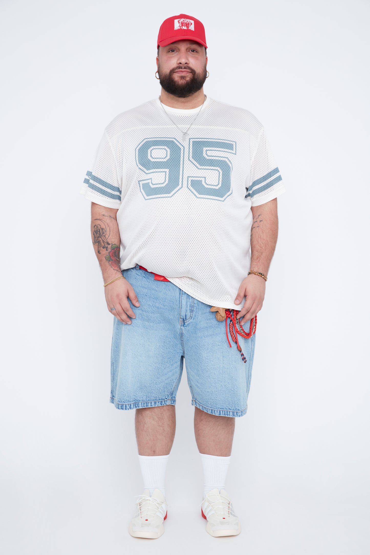 T-shirt à col rond style universitaire pour homme