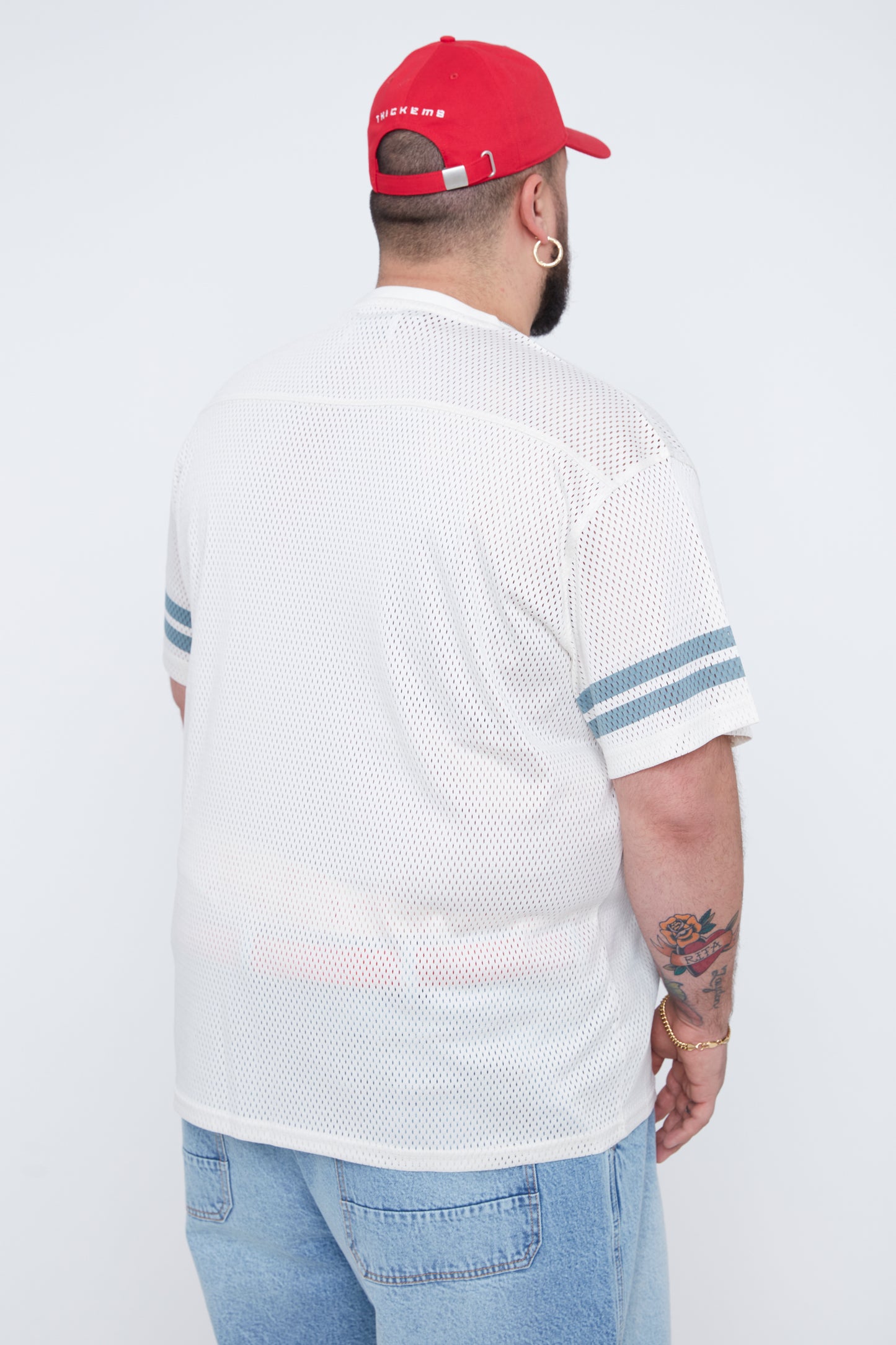 T-shirt à col rond style universitaire pour homme