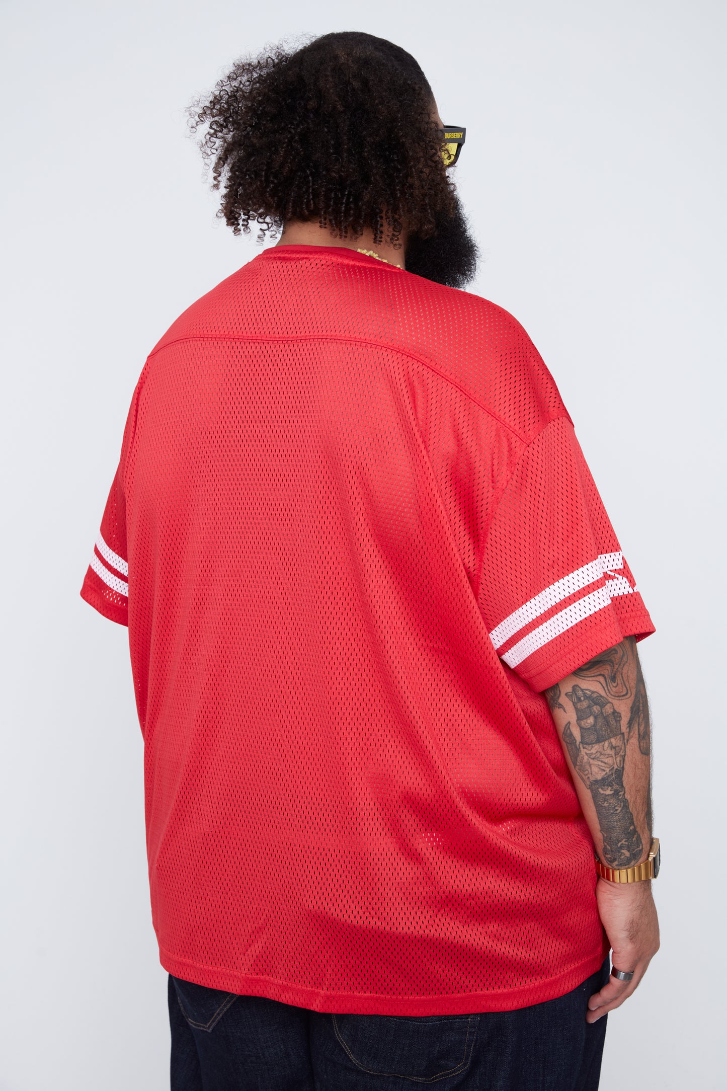 T-shirt à col rond style universitaire pour homme