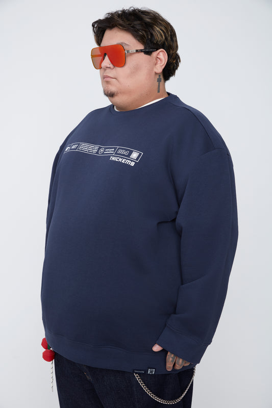 Sweat-shirt à col rond pour homme avec motif