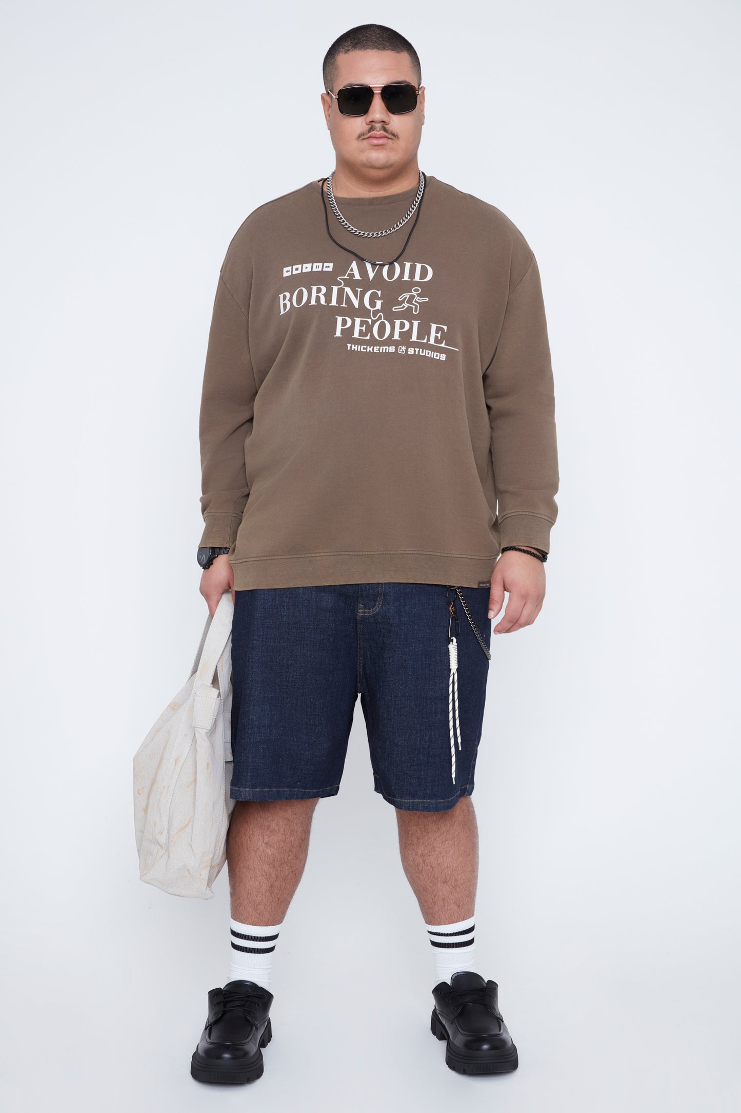 Men’s Graphic Crew Neck Sweatshirt