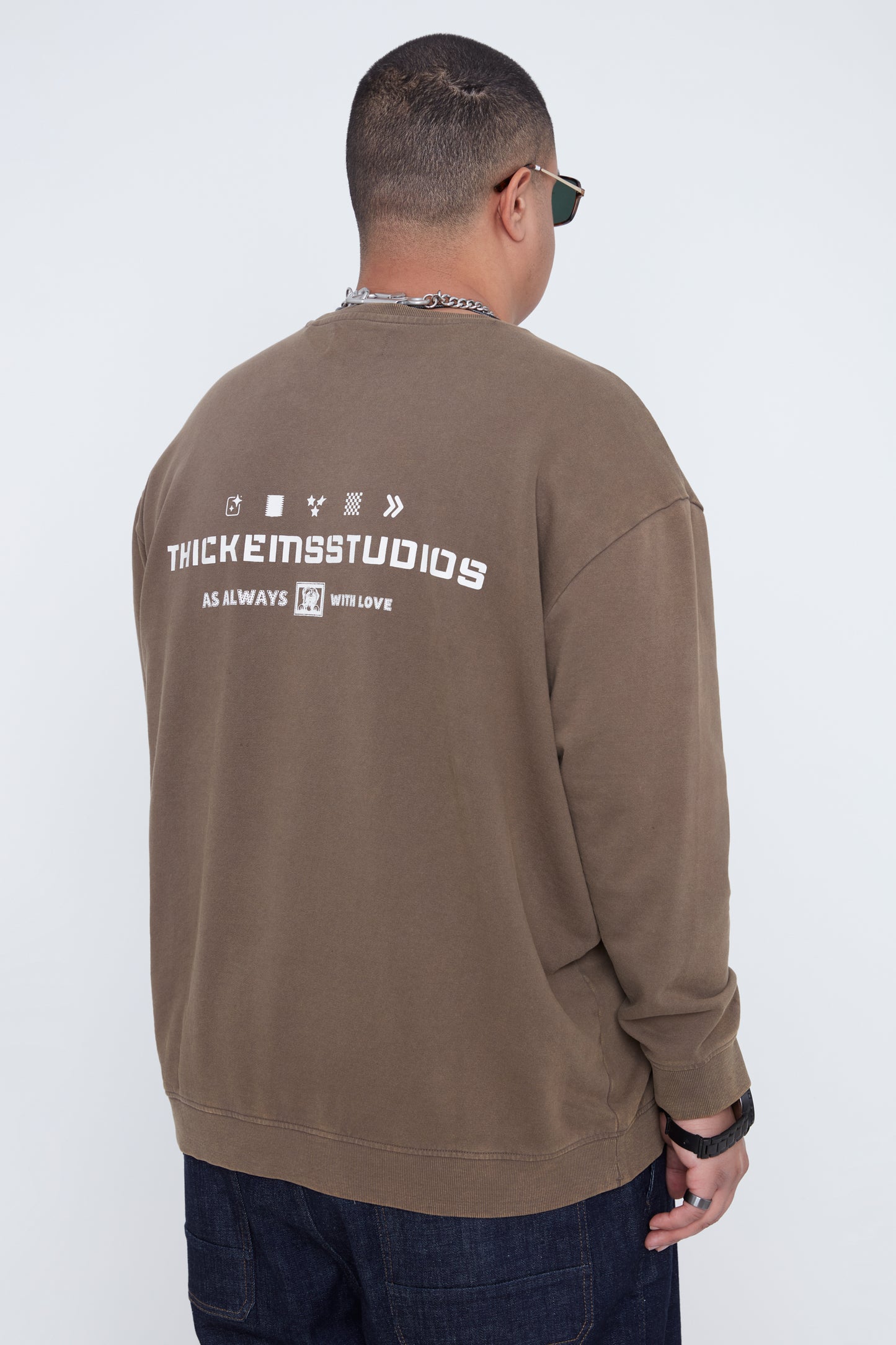 Men’s Graphic Crew Neck Sweatshirt