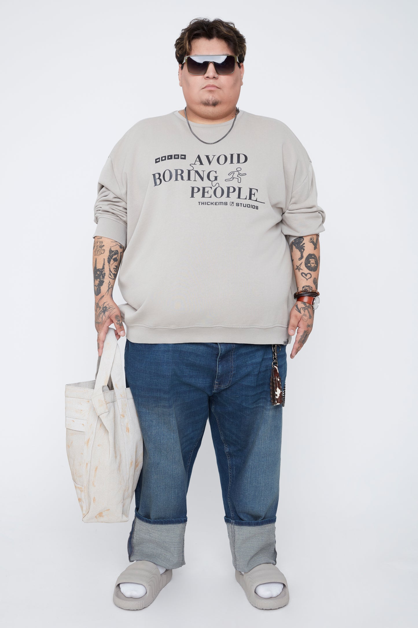 Men’s Graphic Crew Neck Sweatshirt