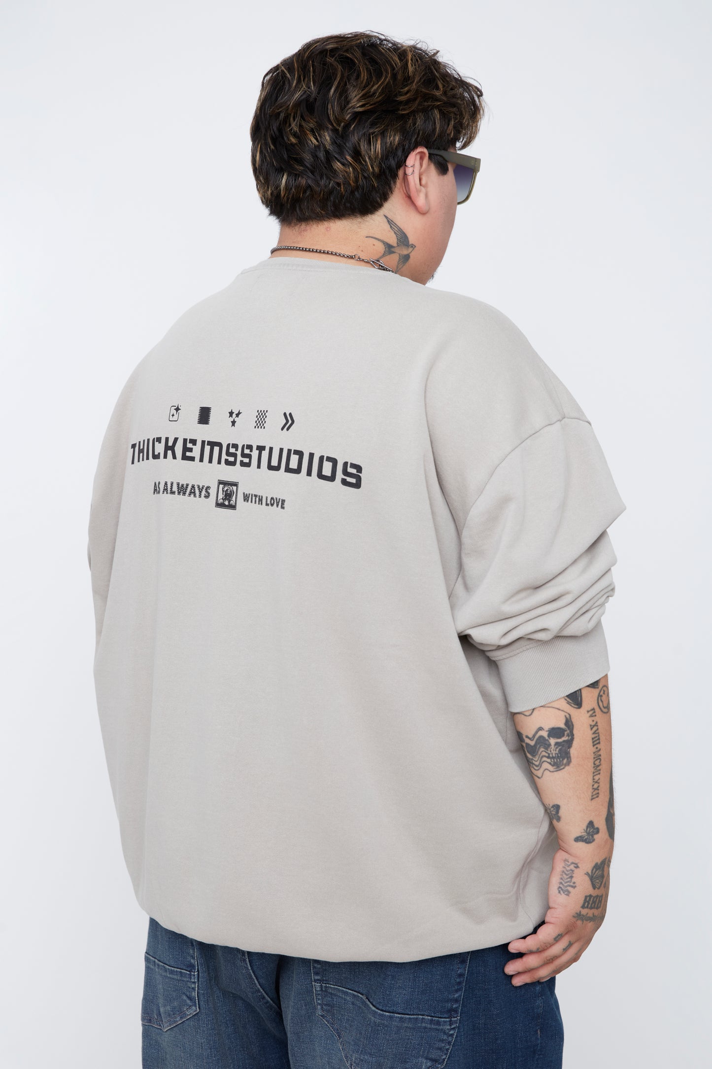 Men’s Graphic Crew Neck Sweatshirt