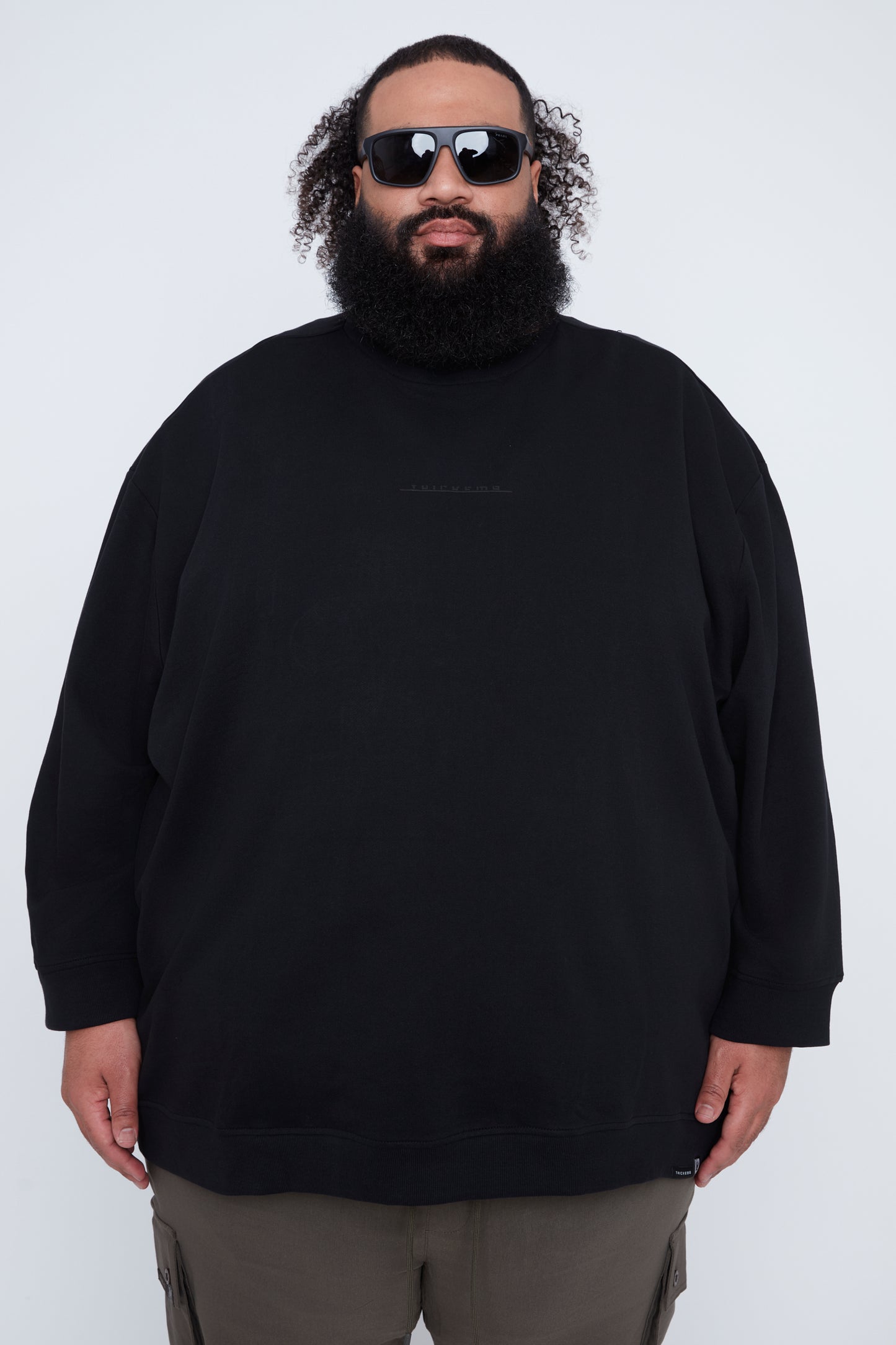 Graphic French Terry Crew Neck Sweatshirt