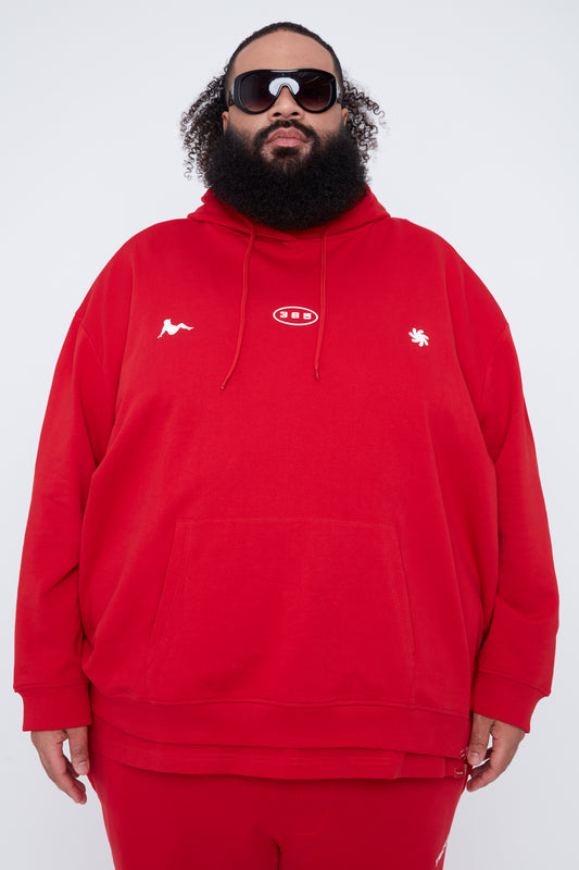 Sweat à capuche graphique en molleton français pour homme 