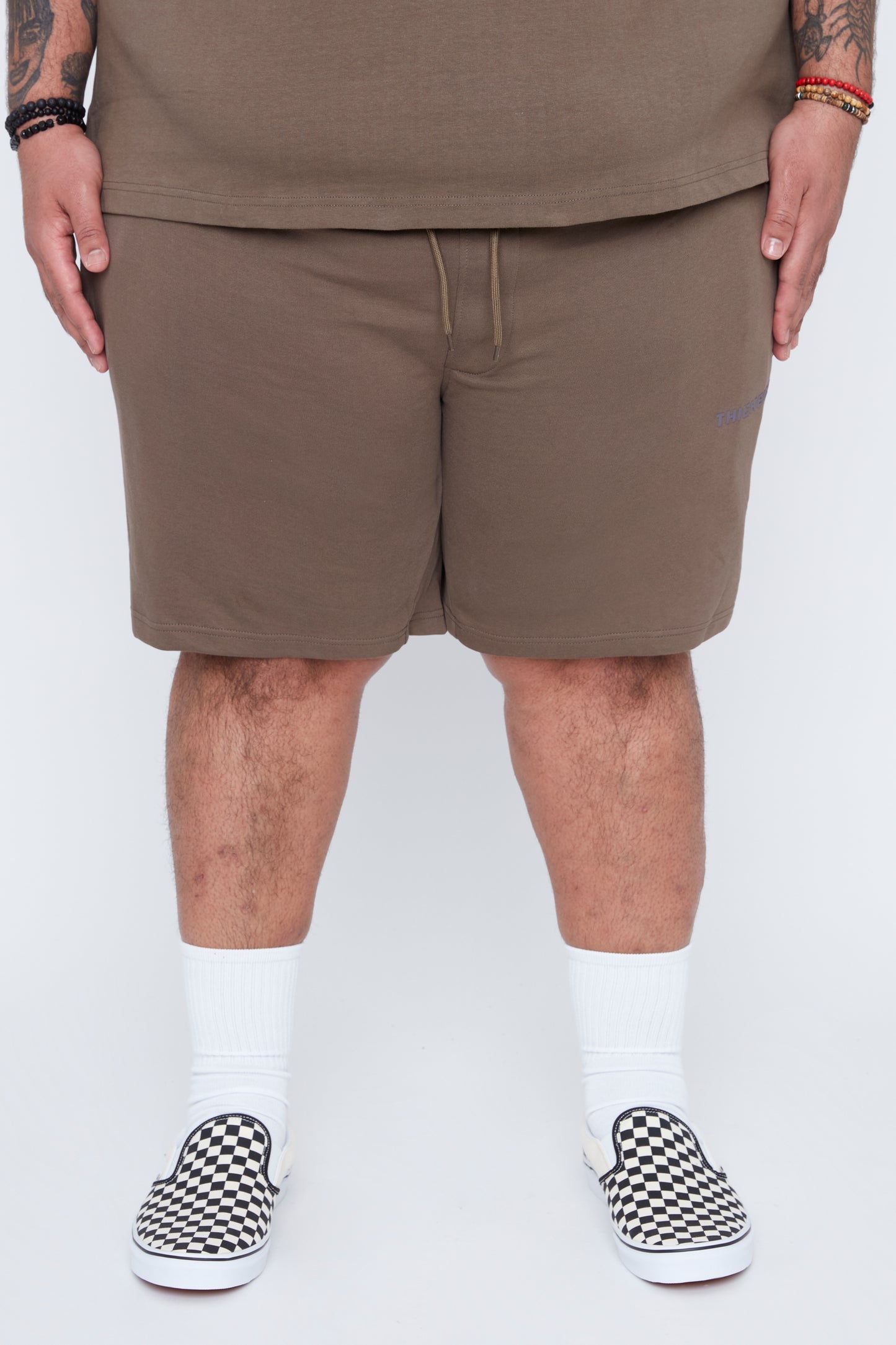 Short molletonné coupe décontractée pour homme