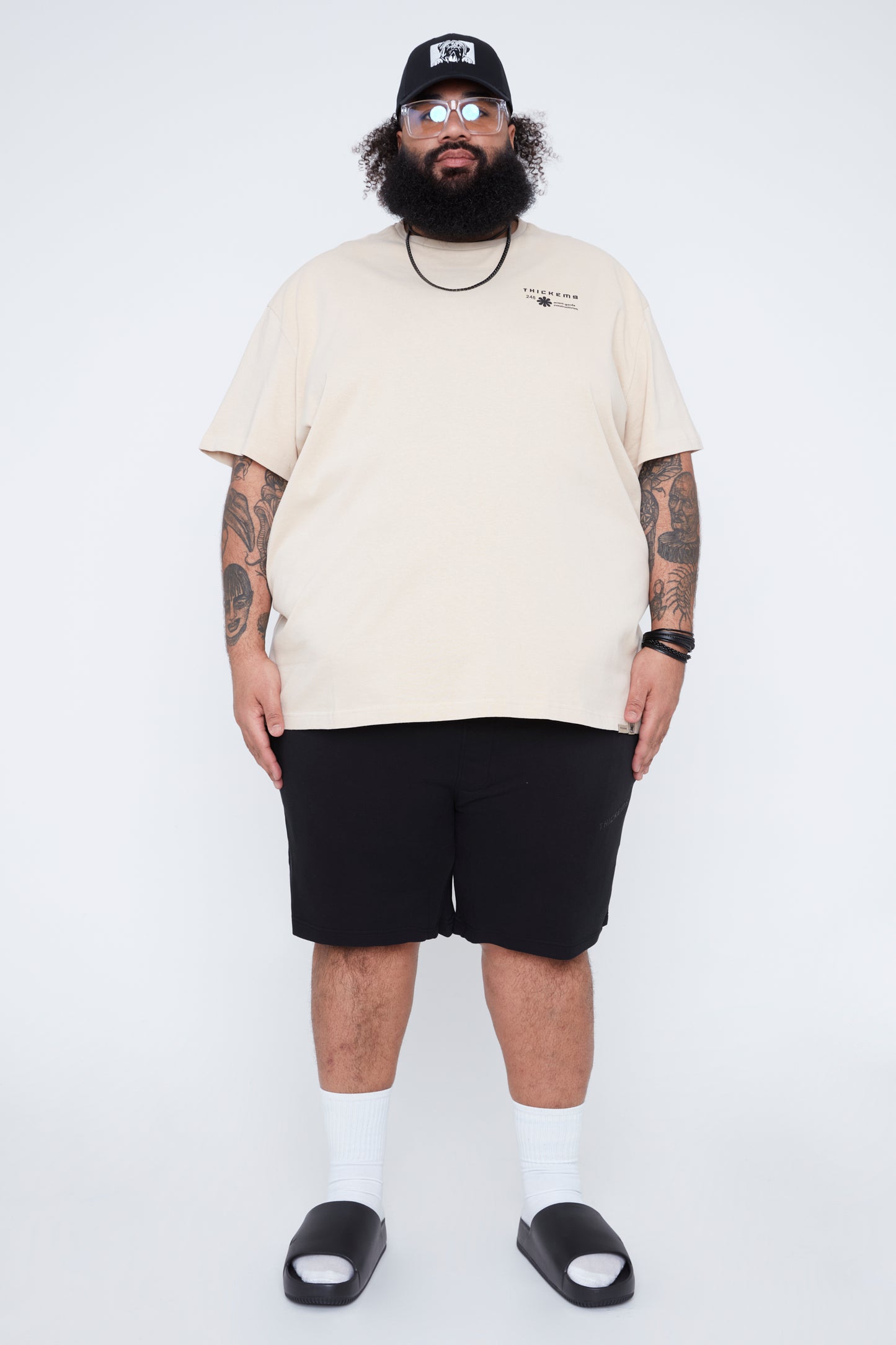 Short molletonné coupe décontractée pour homme