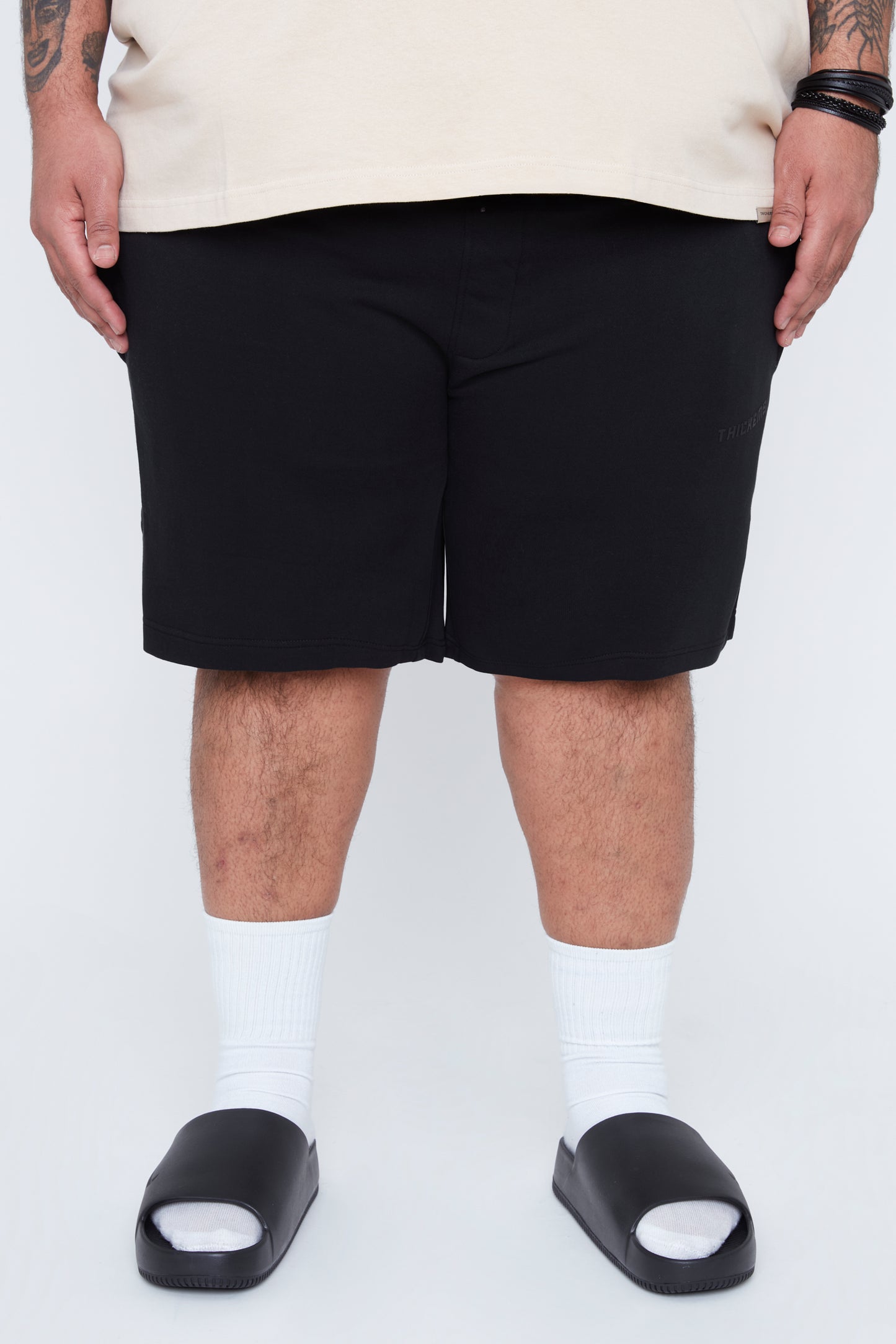 Short molletonné coupe décontractée pour homme