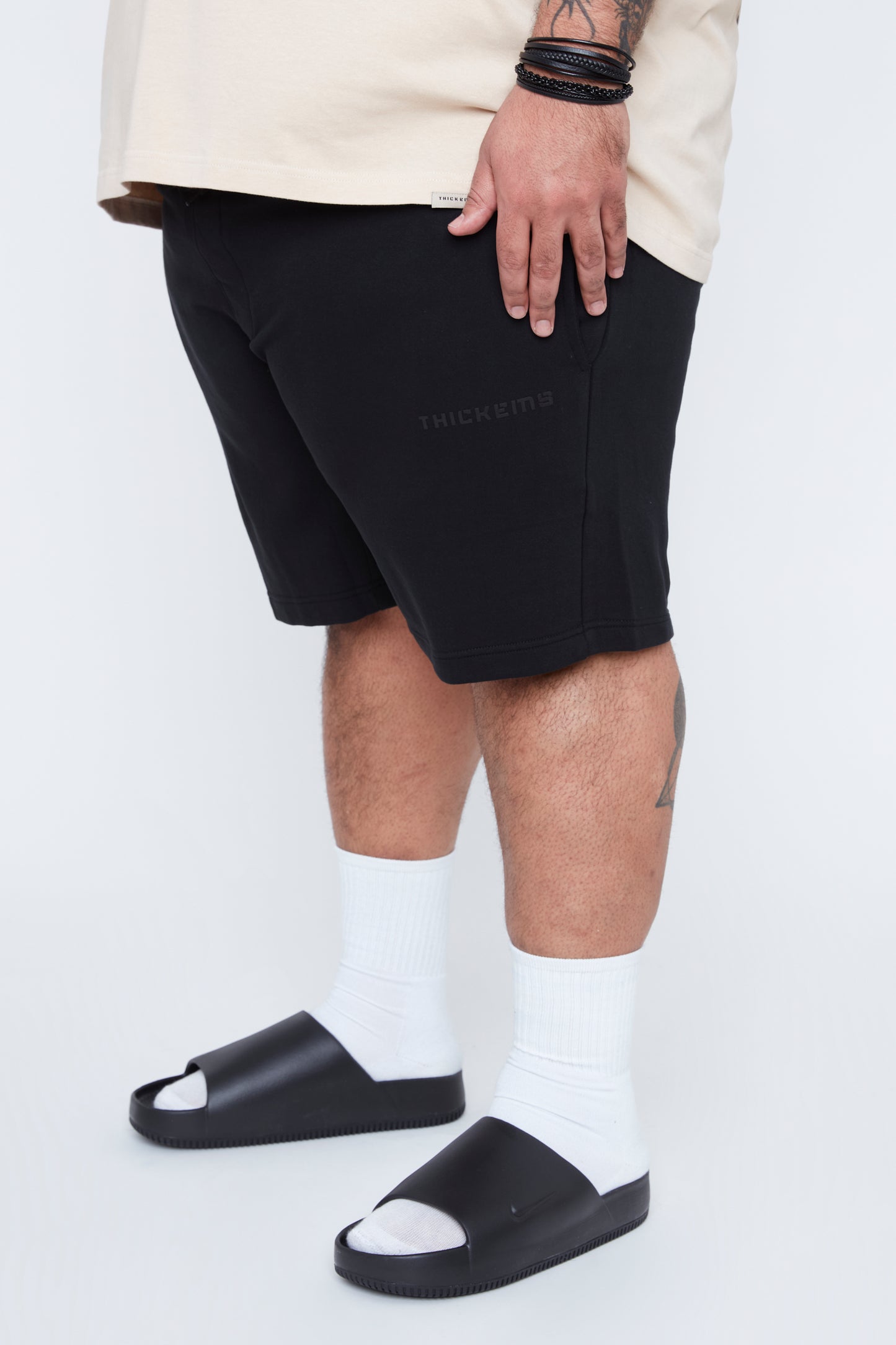 Short molletonné coupe décontractée pour homme