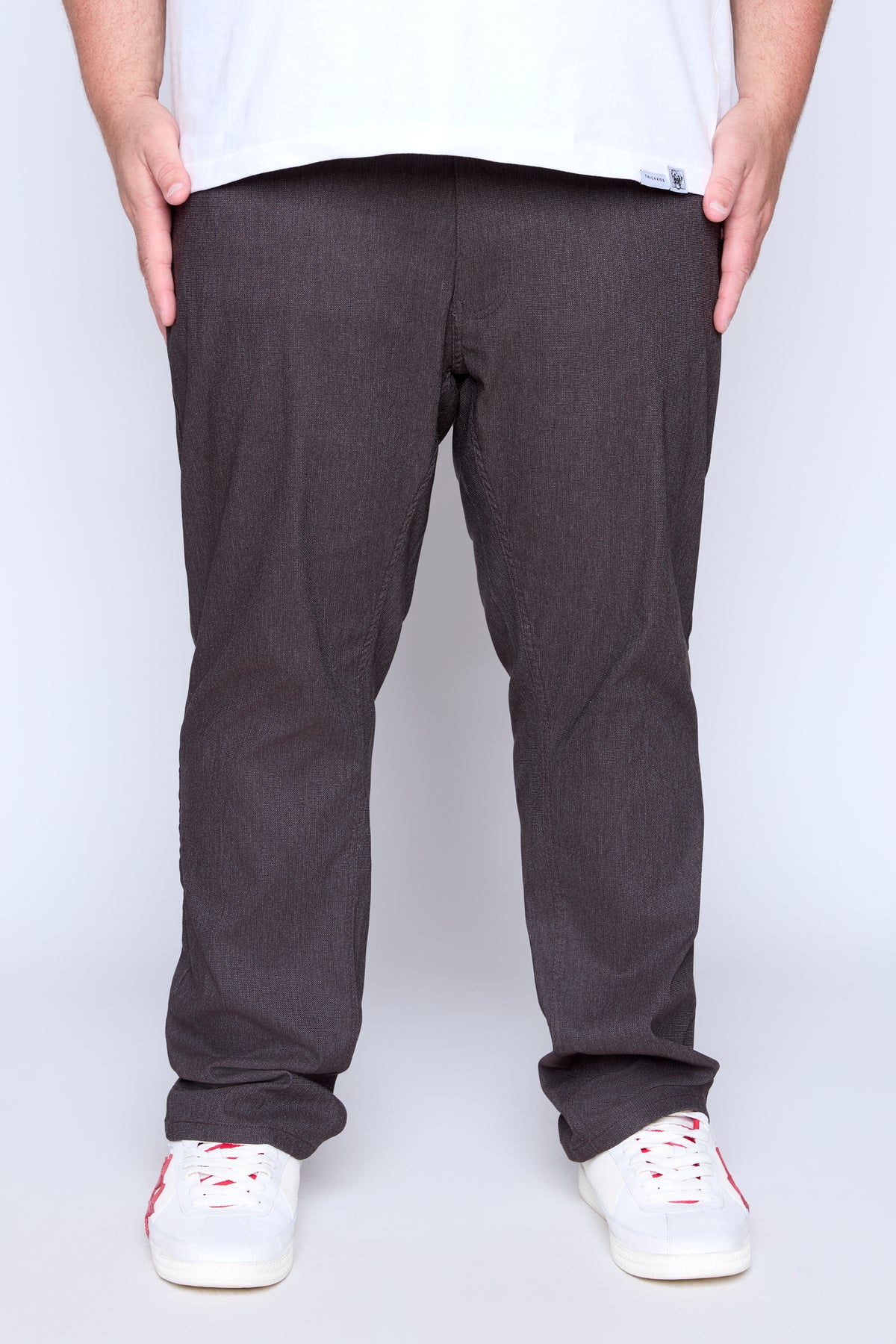 Textured Bengaline 5-Pocket Pant