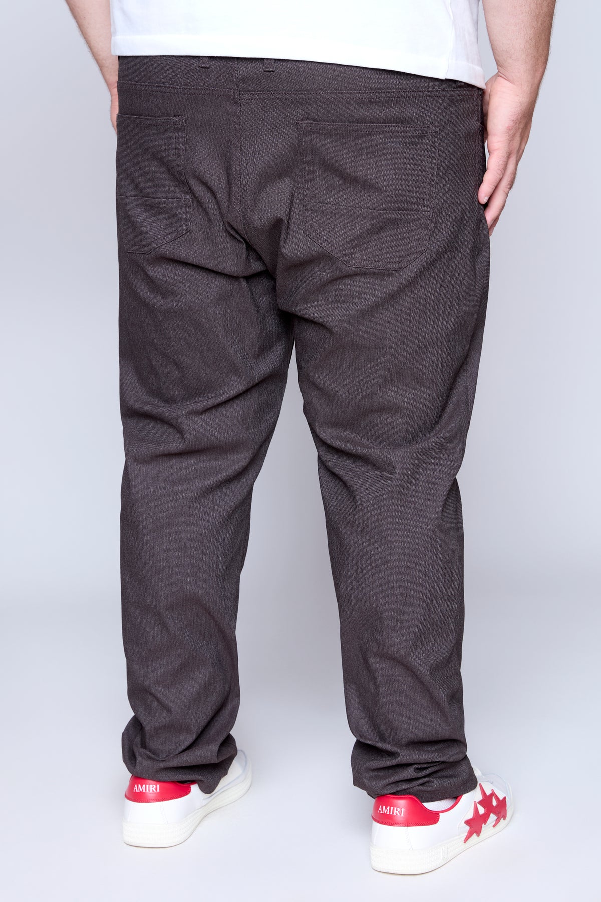 Textured Bengaline 5-Pocket Pant