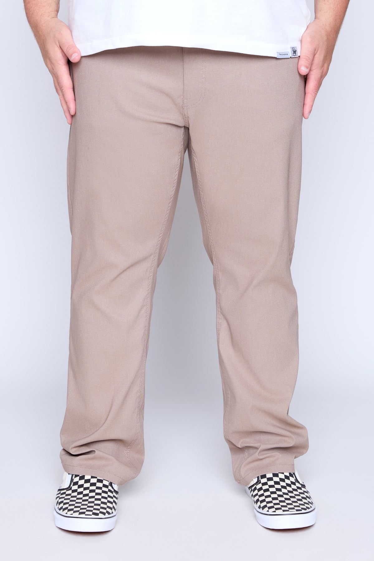 Textured Bengaline 5-Pocket Pant