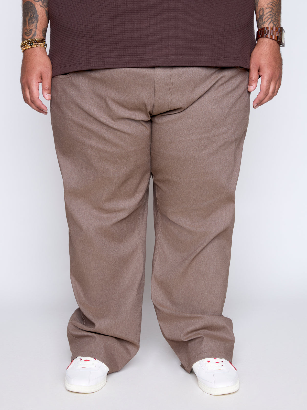 Textured 5-Pocket Pant