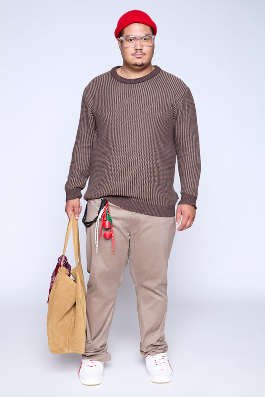 Enzyme-Washed Cotton Sateen 5-Pocket Pant