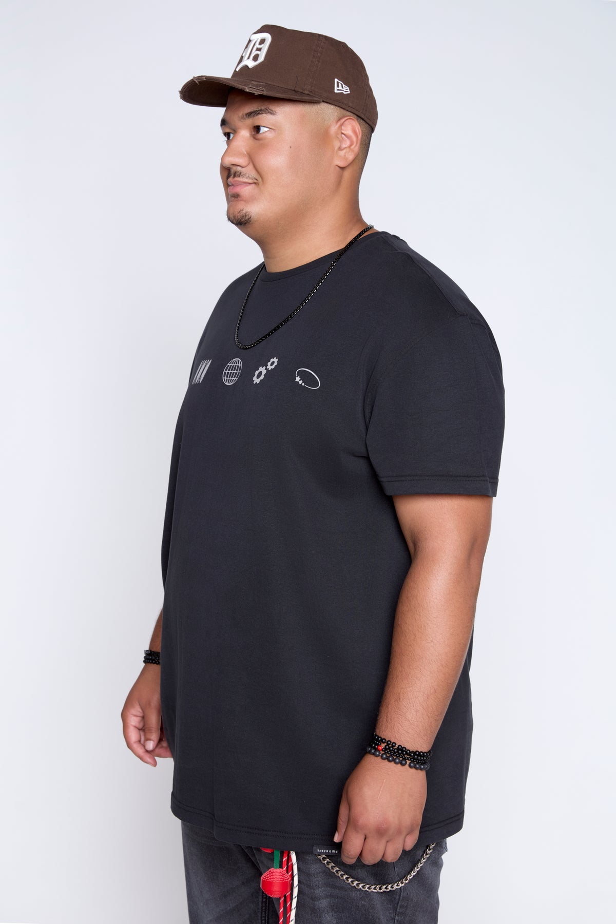 Graphic Crew Neck Tee