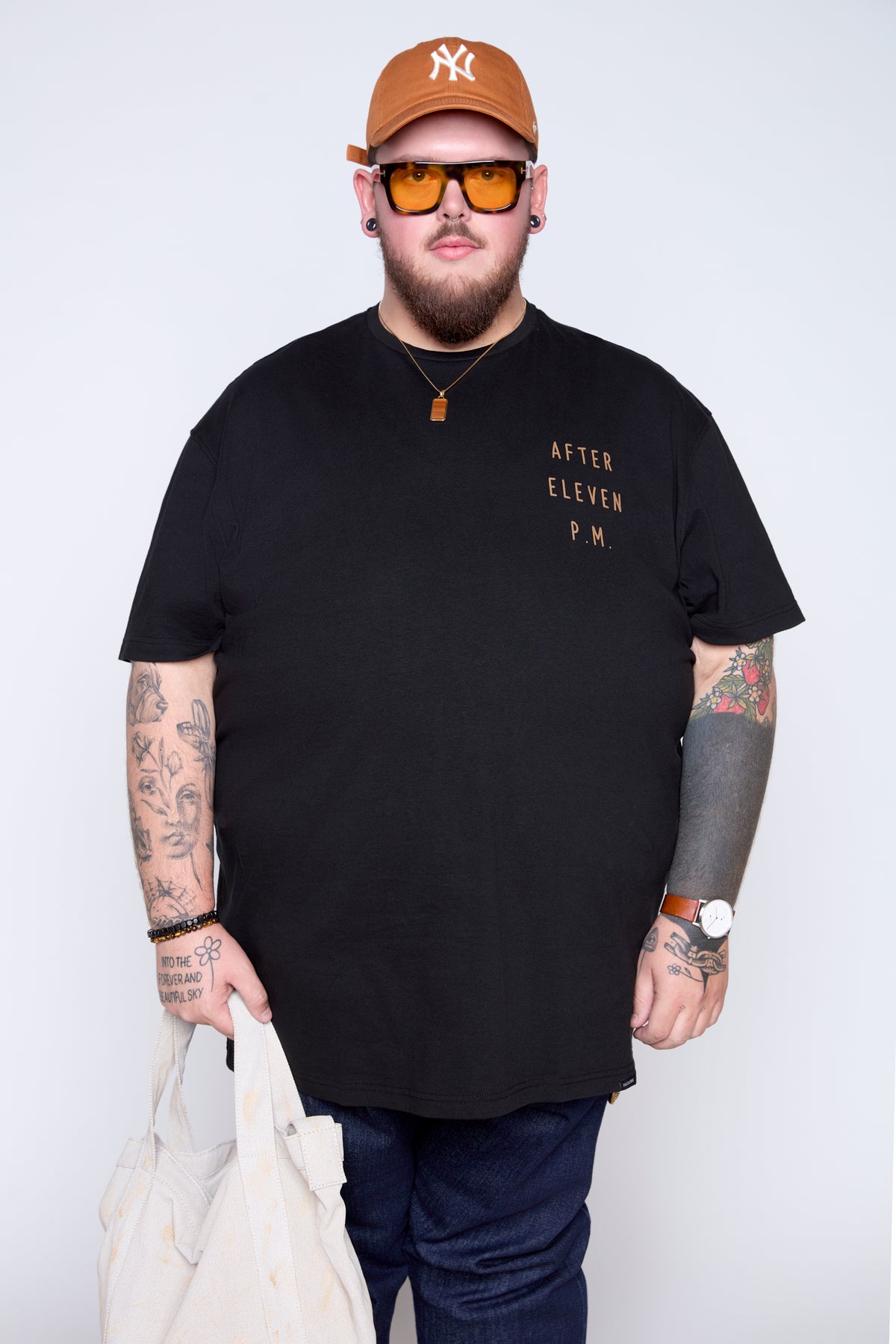 After Eleven Graphic Crew Neck Tee