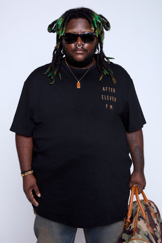 After Eleven Graphic Crew Neck Tee