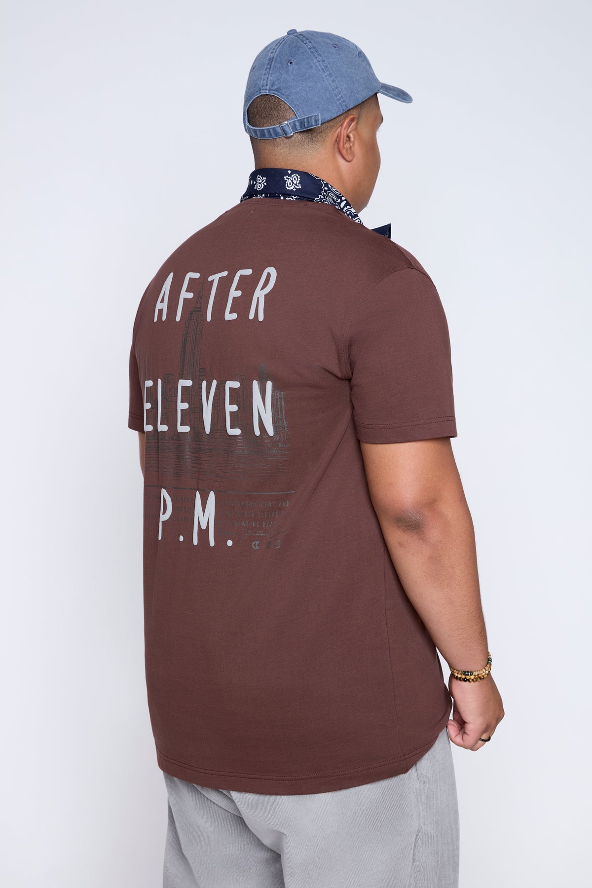 After Eleven Graphic Crew Neck Tee