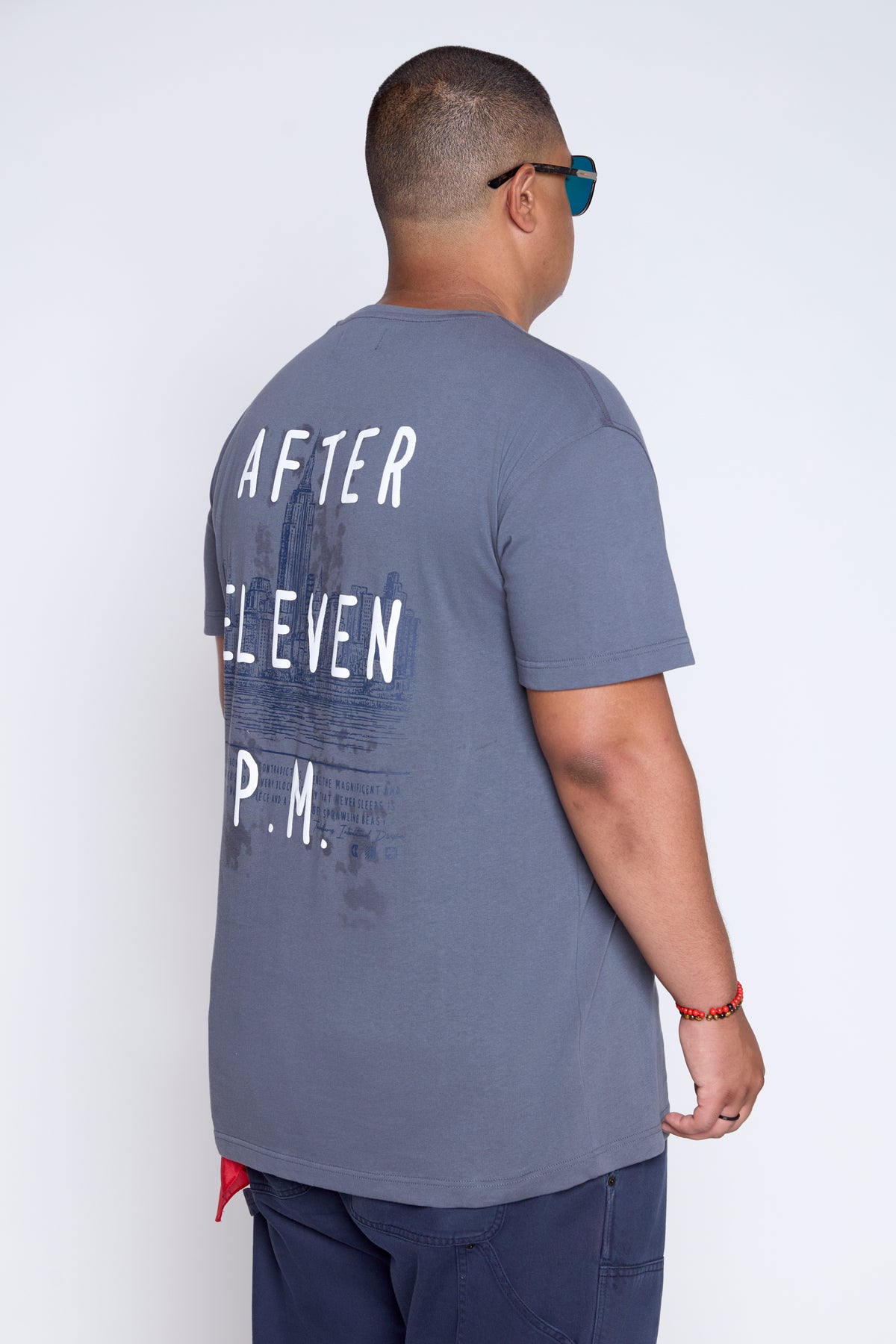 After Eleven Graphic Crew Neck Tee
