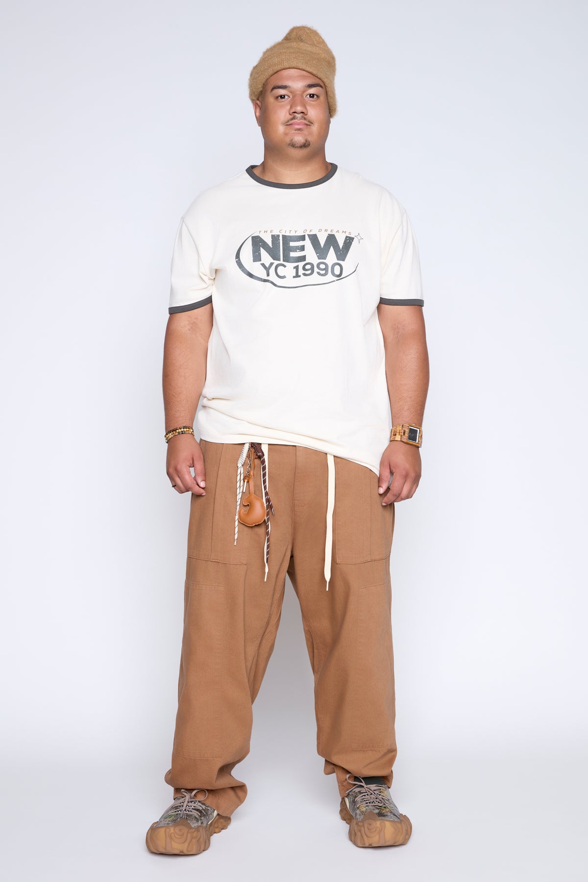 New YC 1990 Ringer Graphic Tee