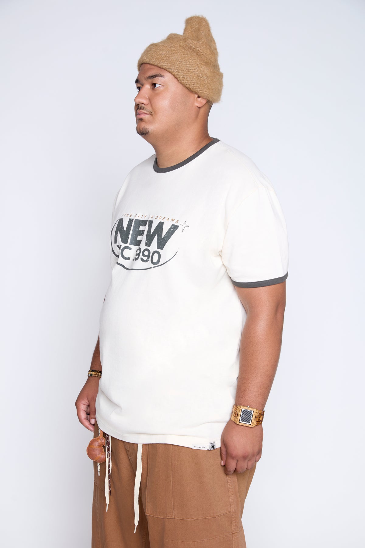 New YC 1990 Ringer Graphic Tee