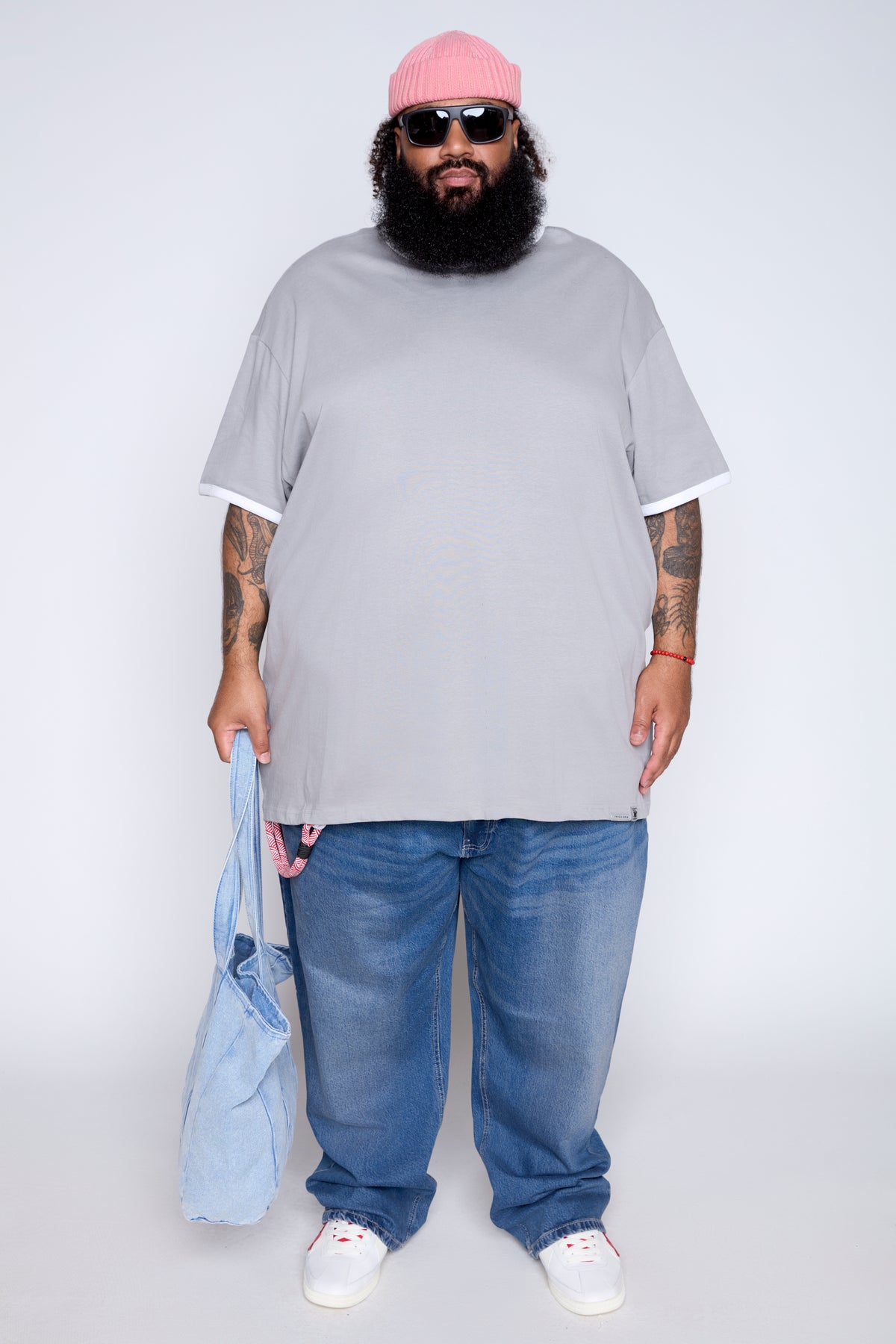 Contrast Ringer Crew Neck Tee
