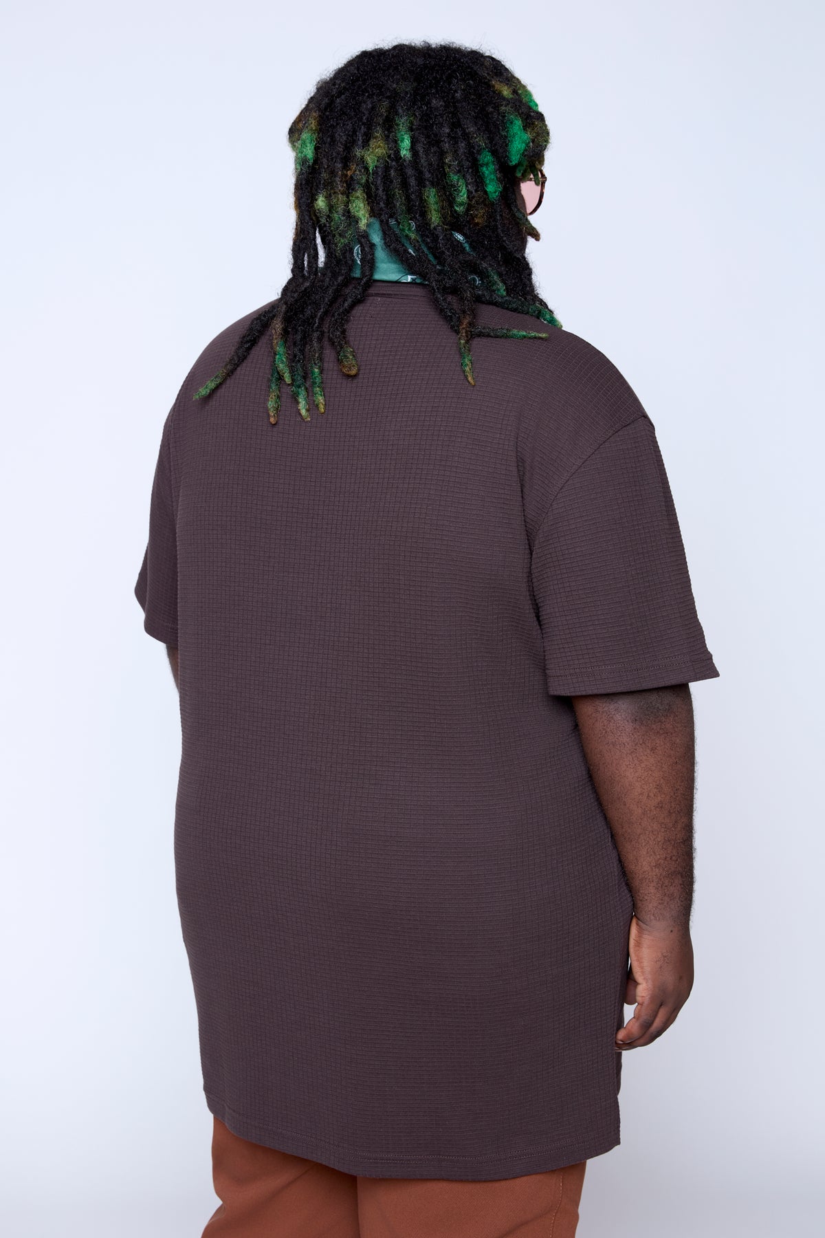 Textured Knit Pocket Tee