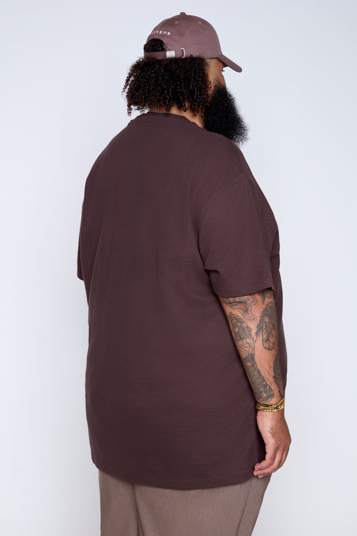 Textured Knit Pocket Tee