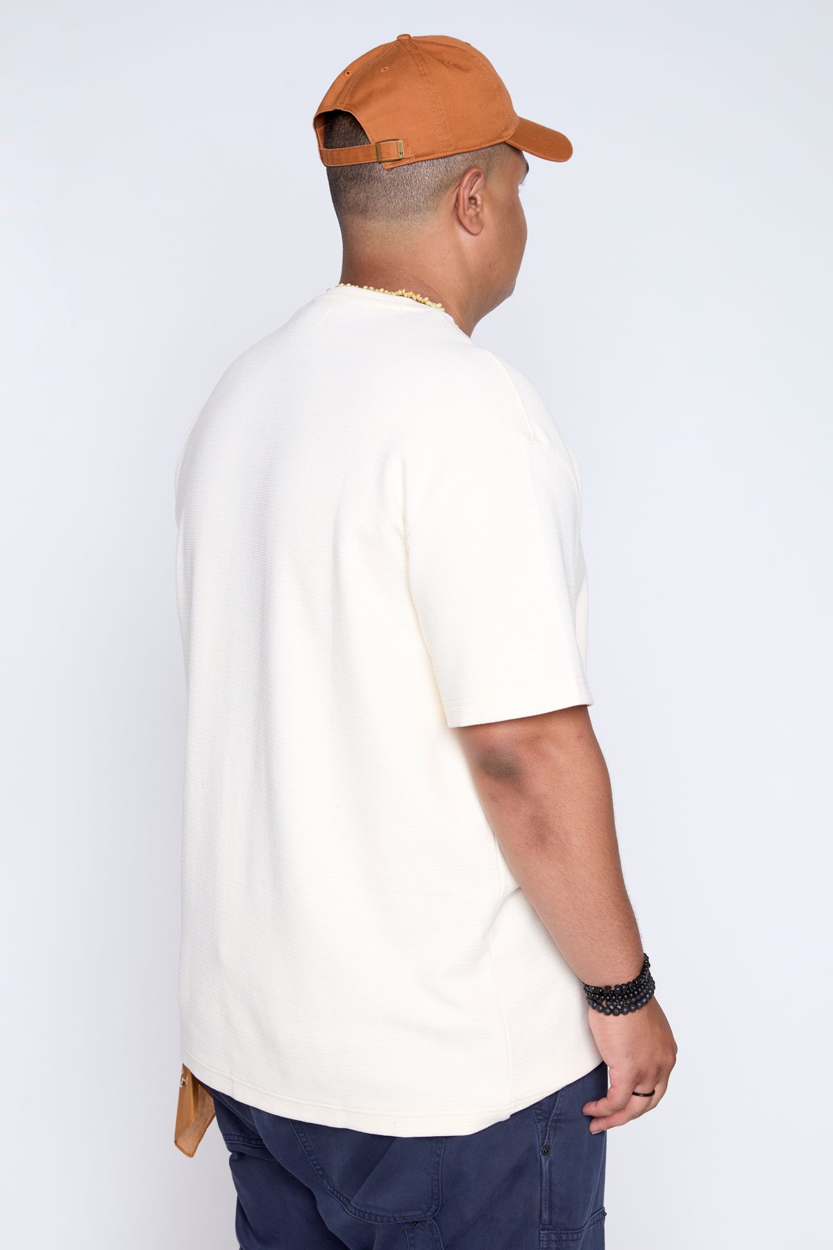 Heavyweight Textured Short Sleeve Henley