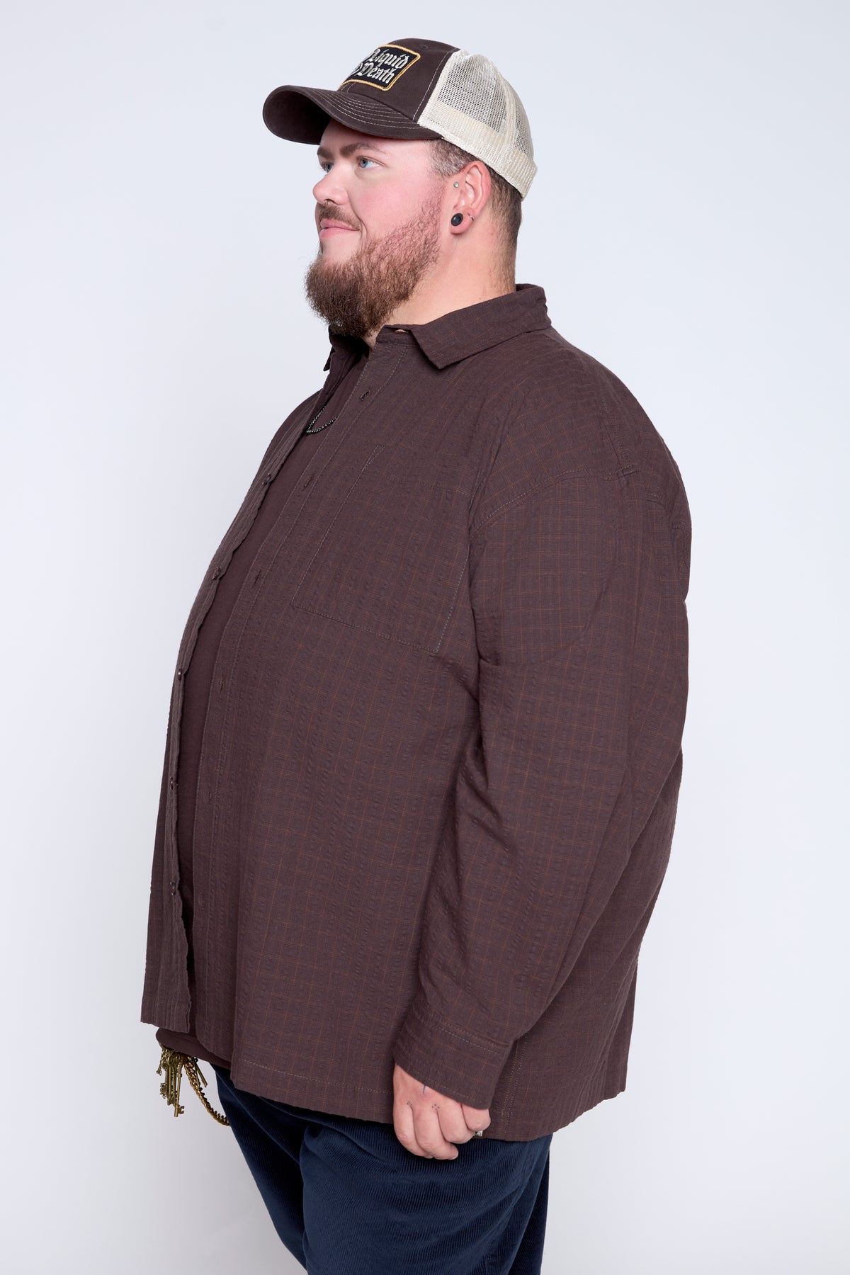 Plaid Seersucker Shirt