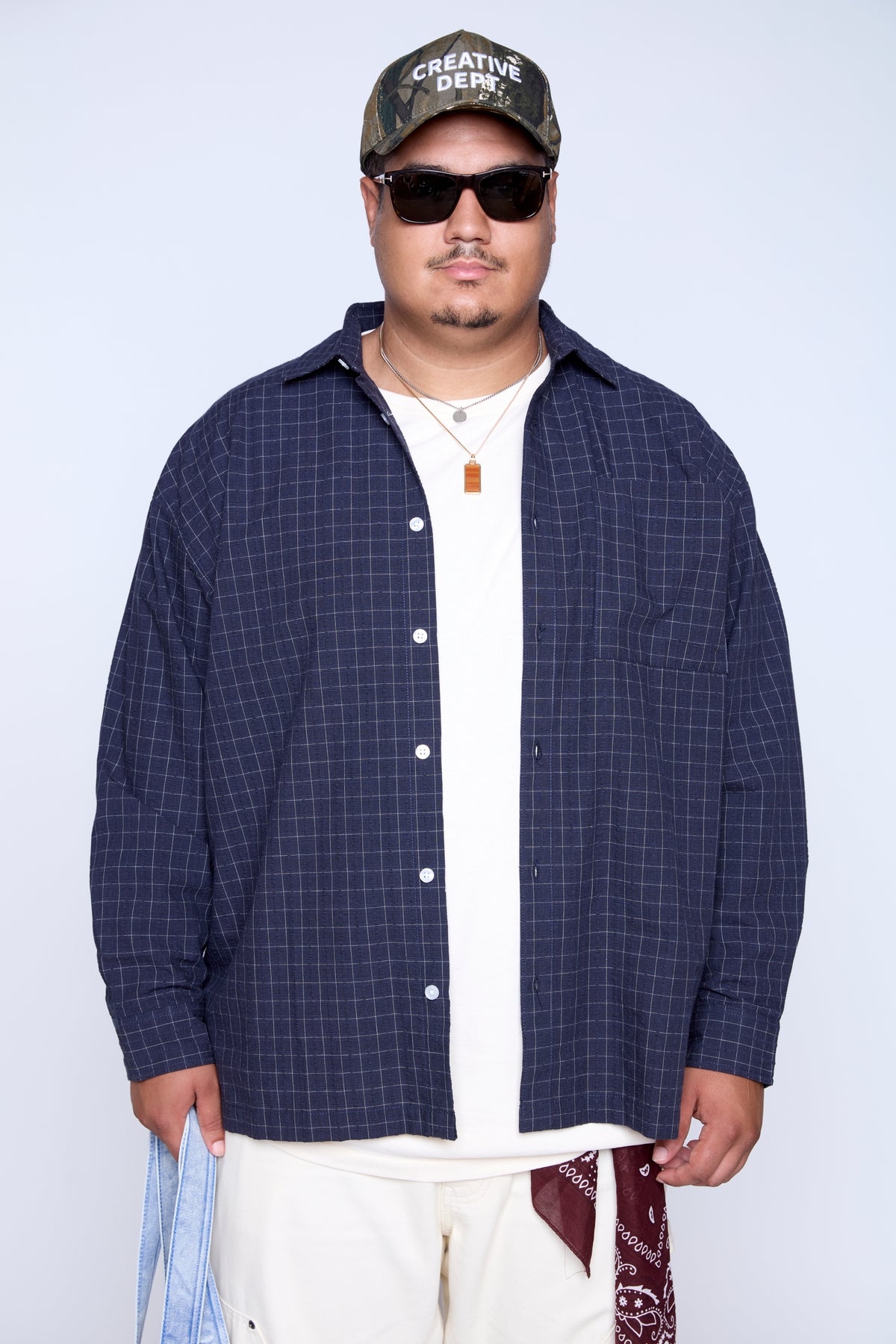 Plaid Seersucker Shirt