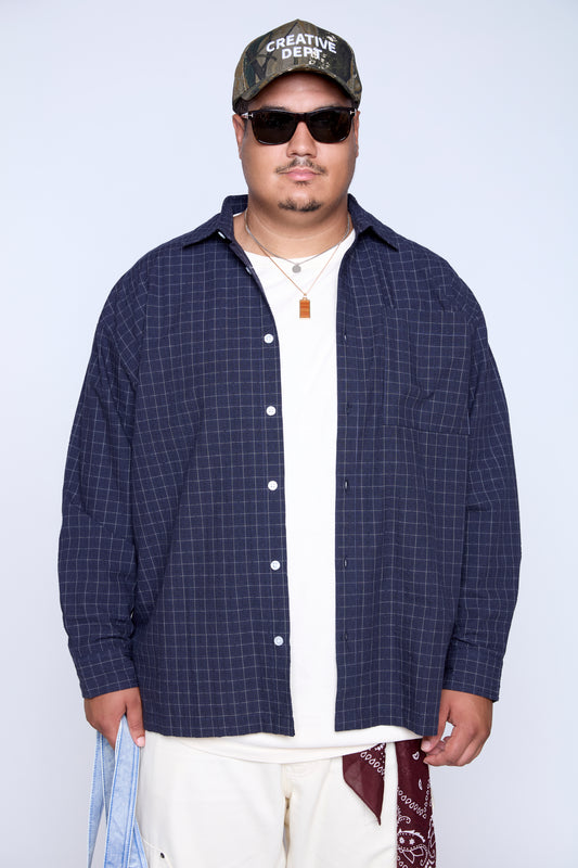 Plaid Seersucker Shirt