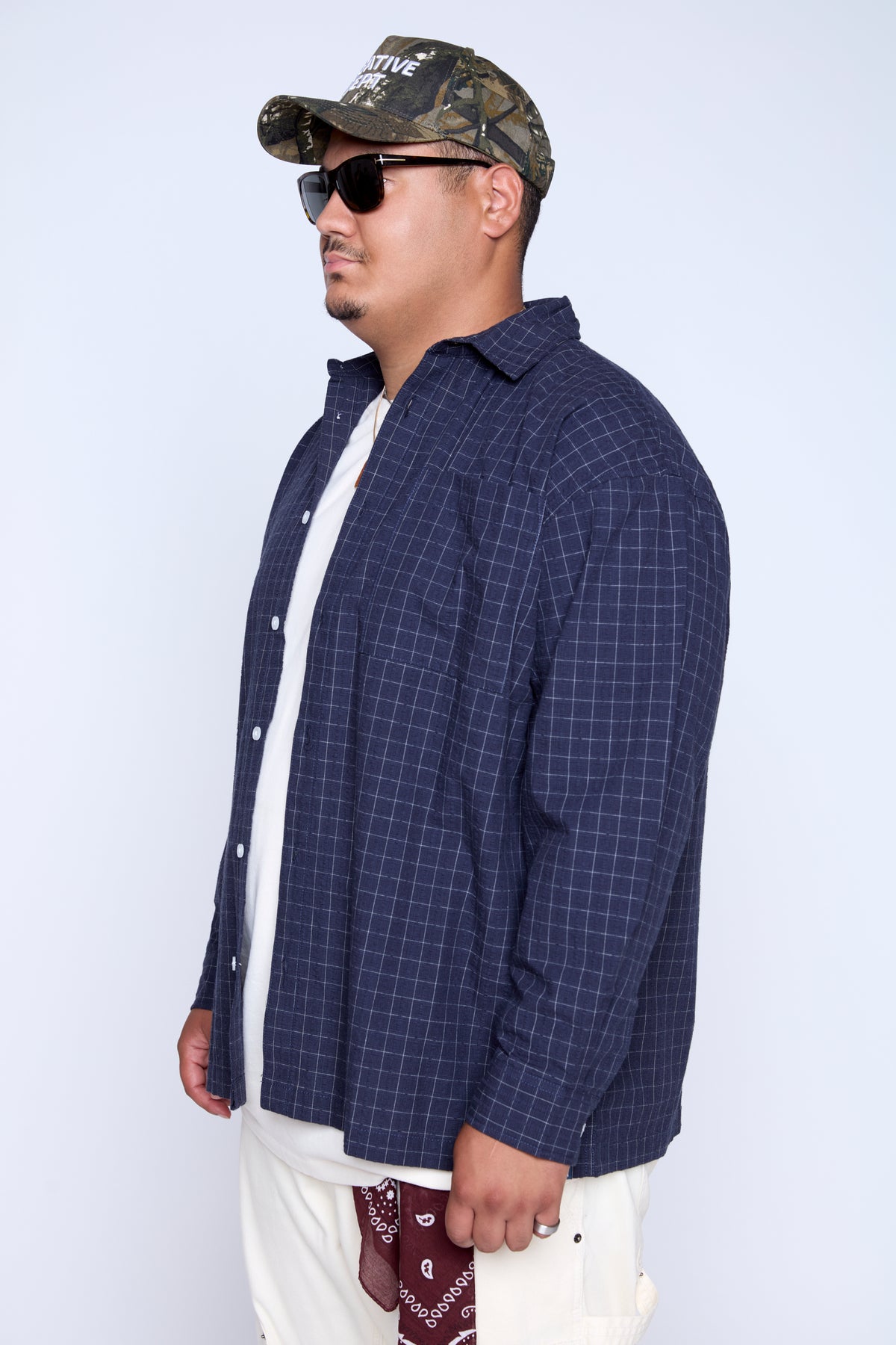 Plaid Seersucker Shirt