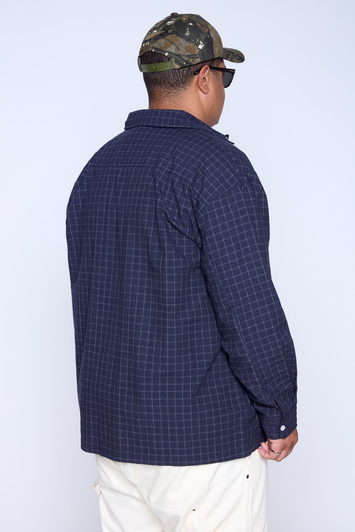 Plaid Seersucker Shirt