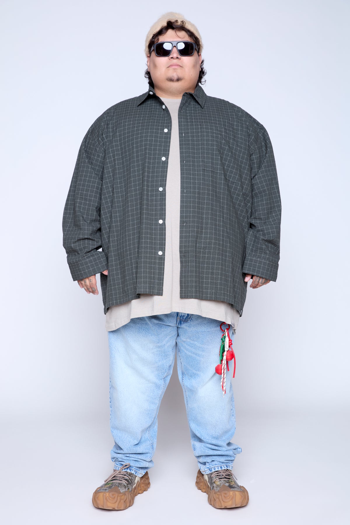 Plaid Seersucker Shirt