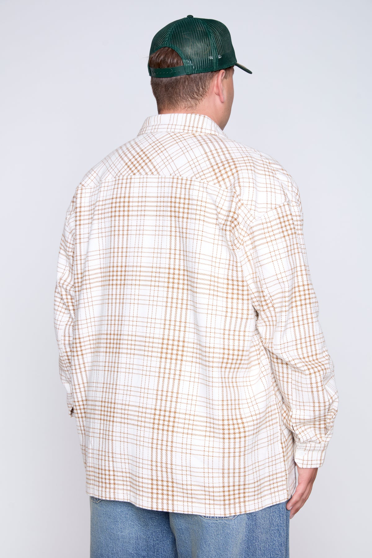 Twill Plaid Overshirt