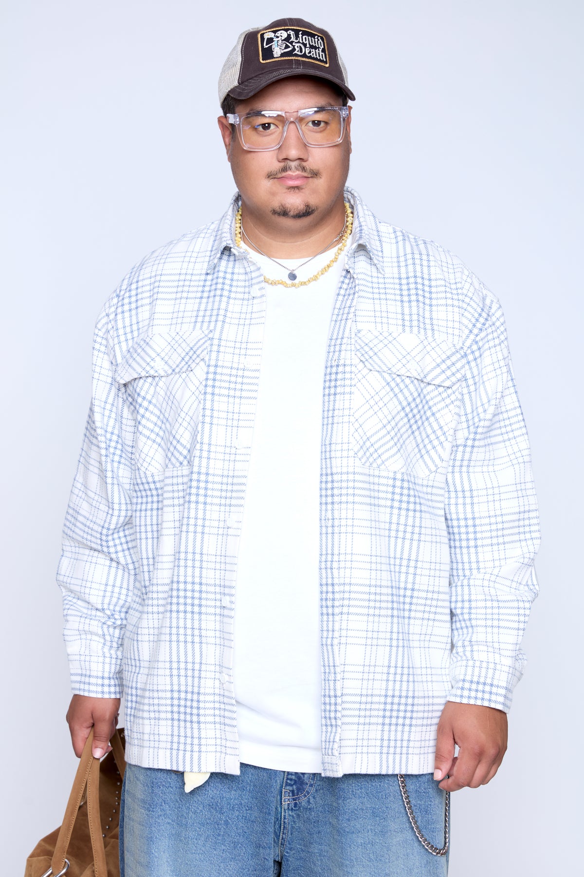 Twill Plaid Overshirt