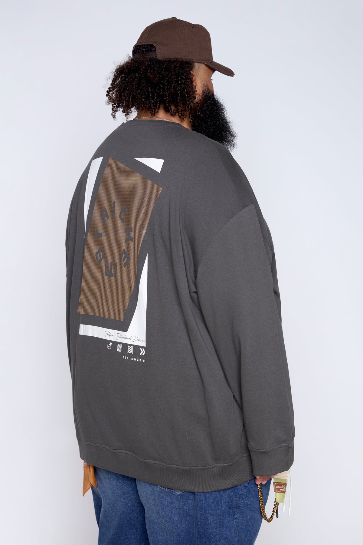 Graphic French Terry Crewneck