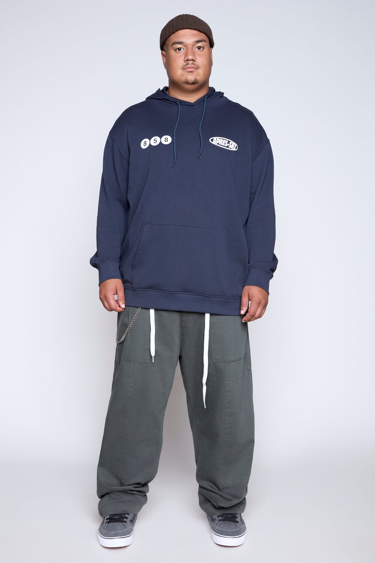 French Terry Graphic Pullover Hoodie