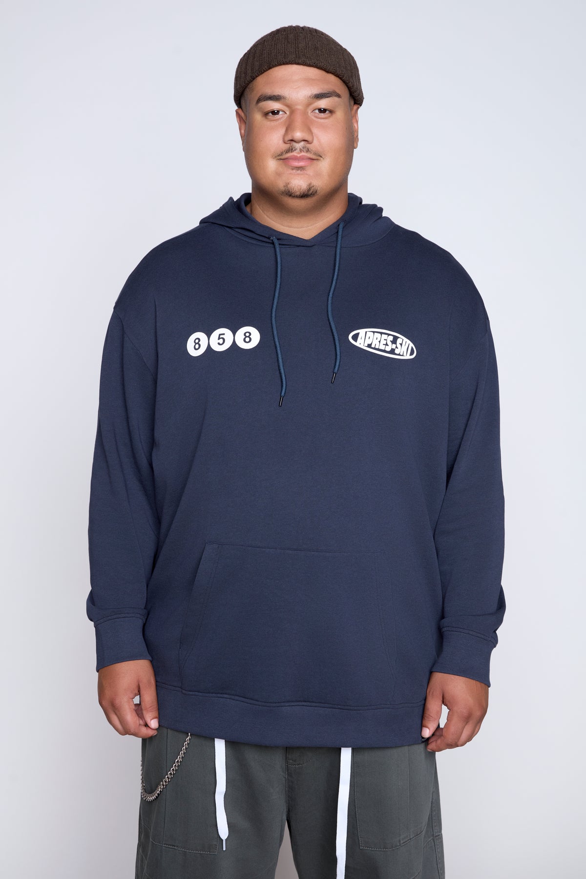 French Terry Graphic Pullover Hoodie