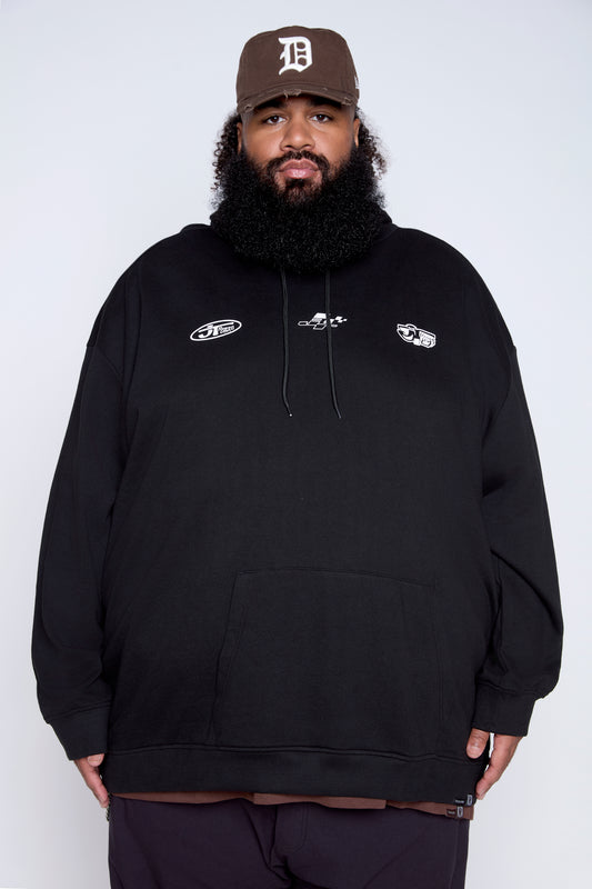 Vintage Wash Racing Graphic Hoodie