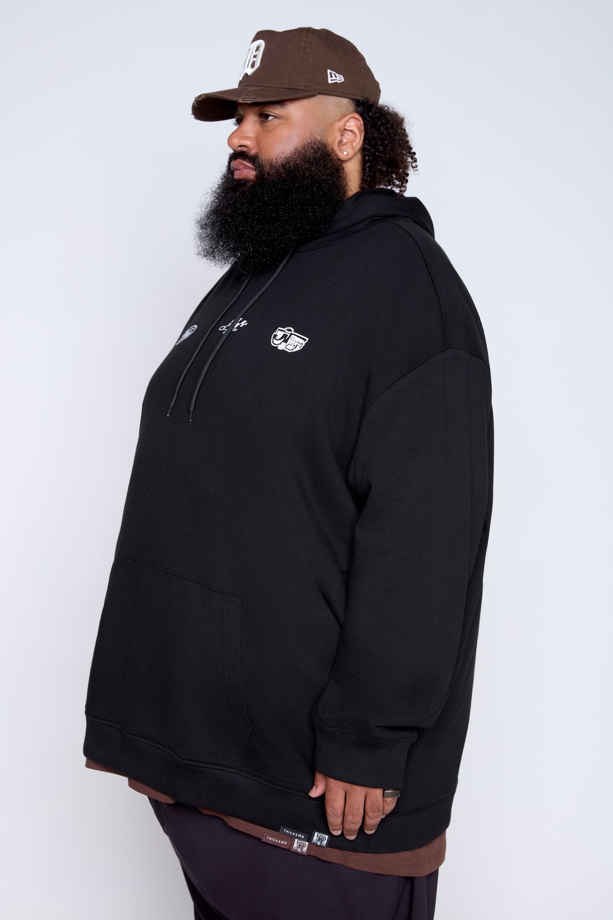 Sweat à capuche graphique Racing délavé vintage