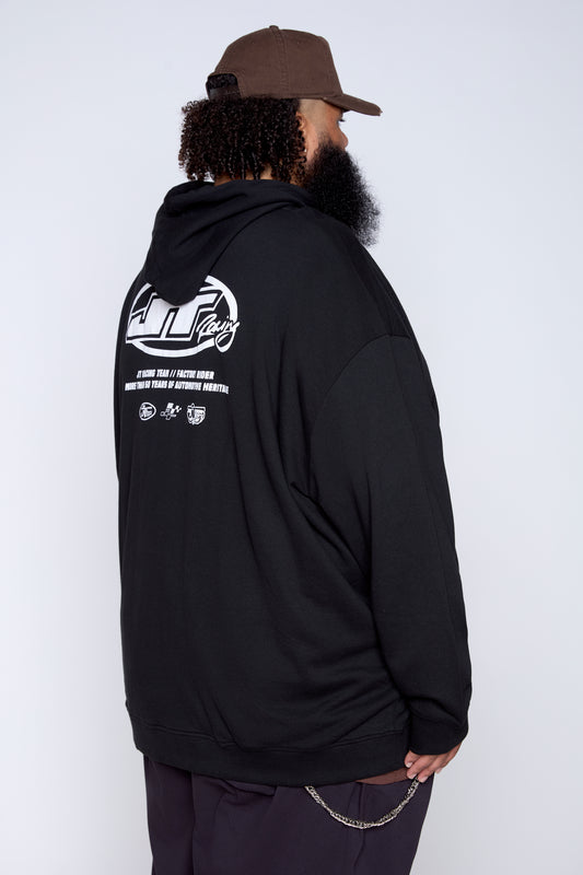 Vintage Wash Racing Graphic Hoodie