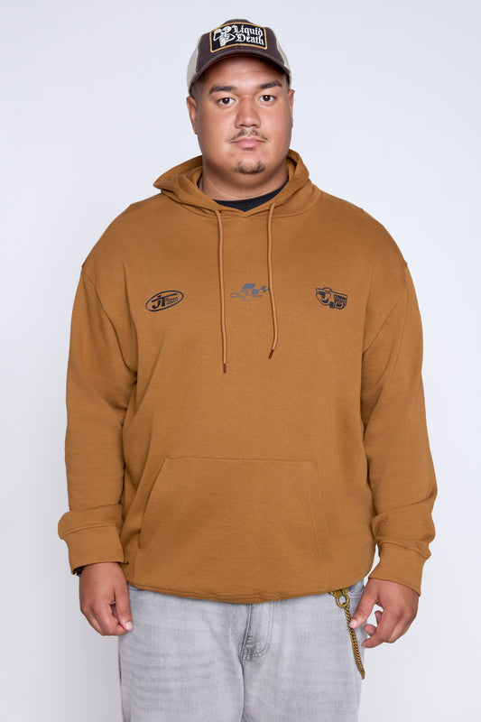 Vintage Wash Racing Graphic Hoodie