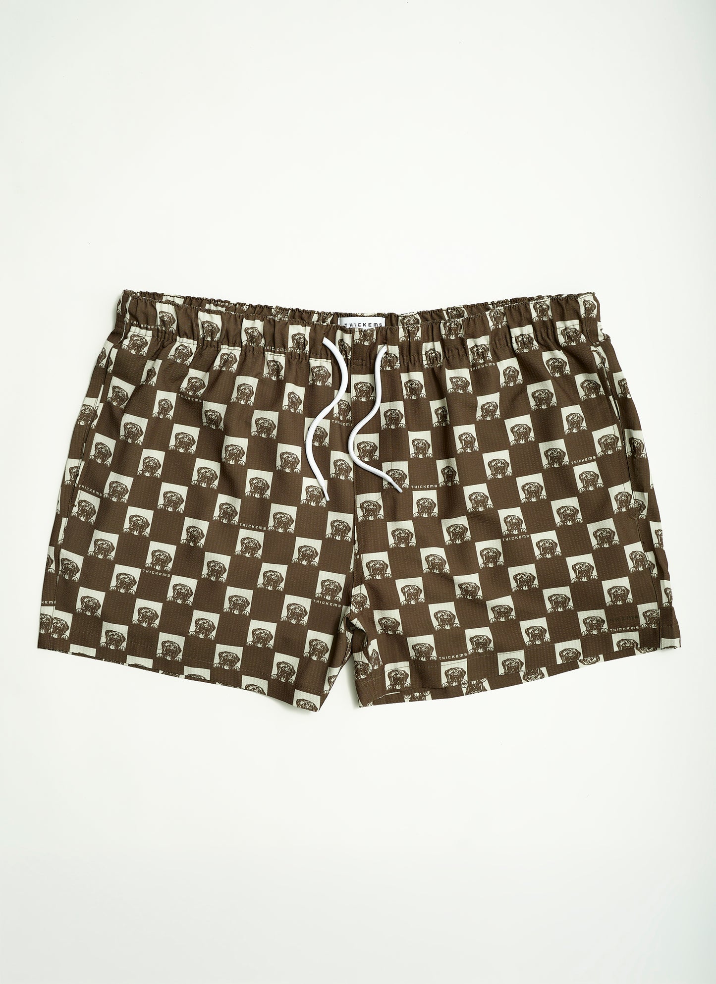 Men’s Checkered Seersucker Volley Swim Trunk